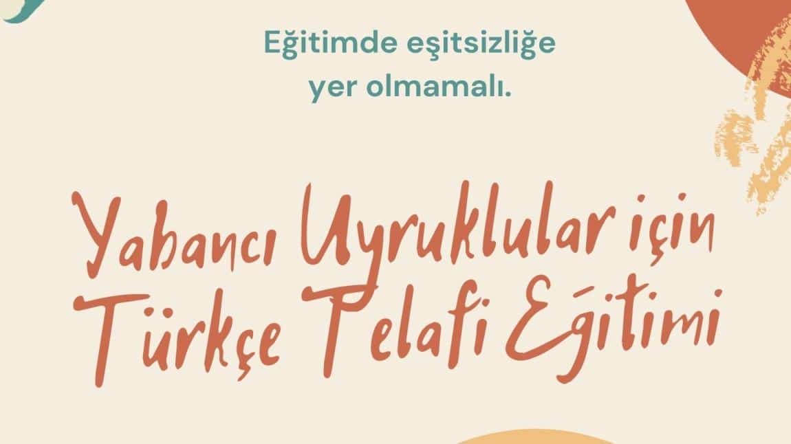 Yabancı uyruklu öğrenciler için Türkçe telafi eğitimi